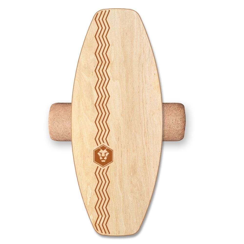 Daffy Boards Allrounder Balance Board Set mit Korkrolle - Design: Tape