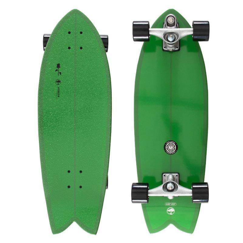 Arbor Black Rose MFG C7 Complete Surfskate 30.75"