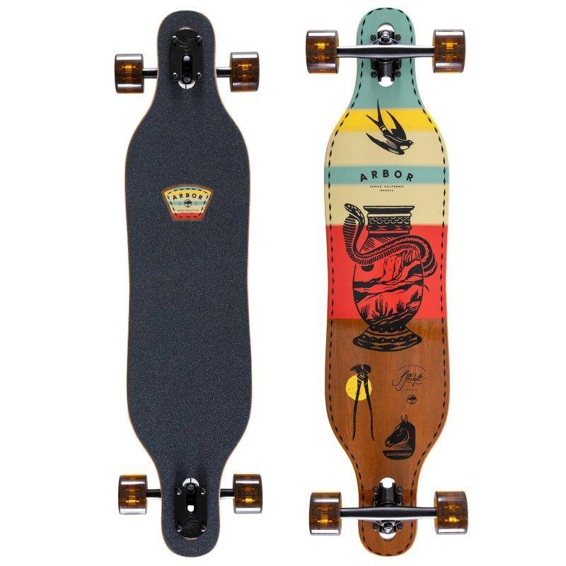 Arbor Longboards Artist Series Jess Mudget Axis complete 37"