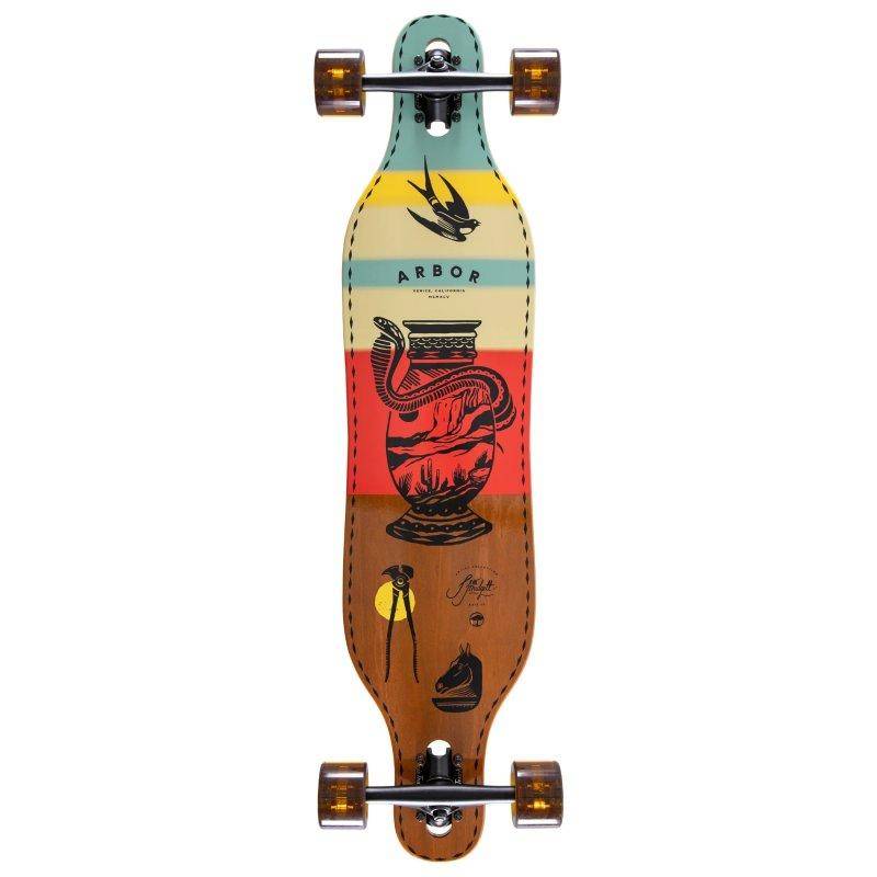Arbor Longboards Artist Series Jess Mudget Axis complete 37"