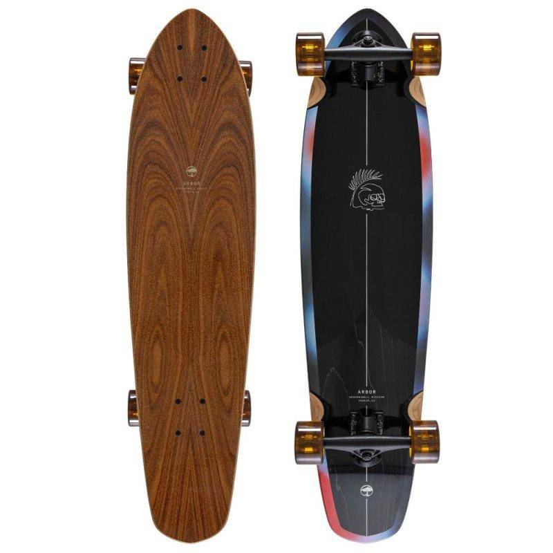 Arbor Longboards Mission Groundswell Rosewood Longboard 35"