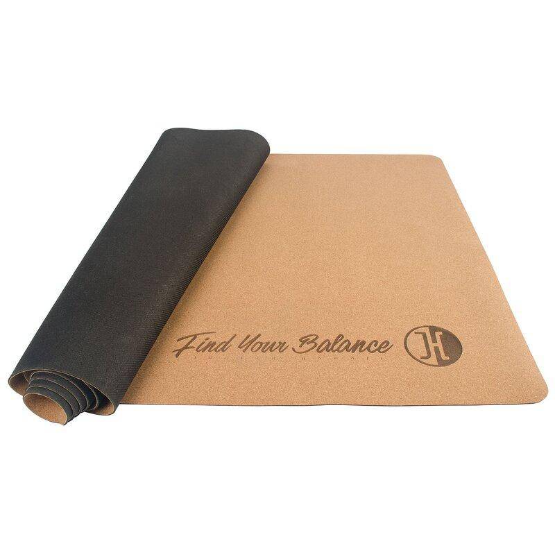 JUCKER HAWAII Balanceboard &amp; Yoga Matte Kork 0,4cm