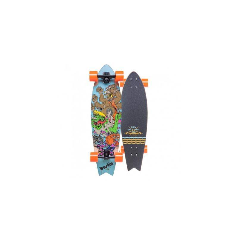 BUSTIN FISH 32" KULTURE KAT LONGBOARD COMPLETE