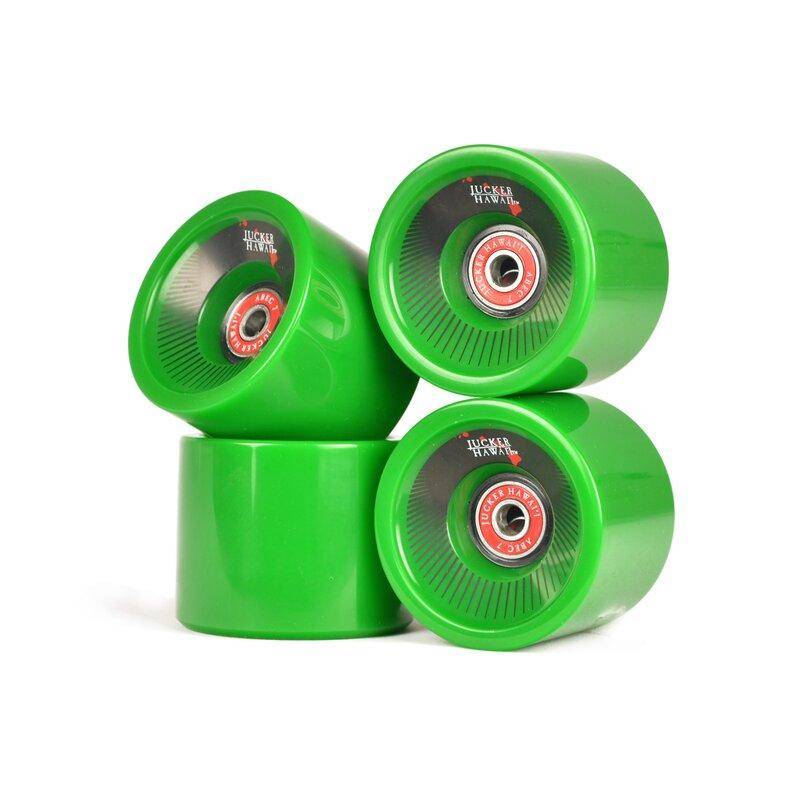 JUCKER HAWAII Longboard Rollen KAHUNA 69mm 78A CP52 inkl. Lager &amp; Spacer (4er Set)