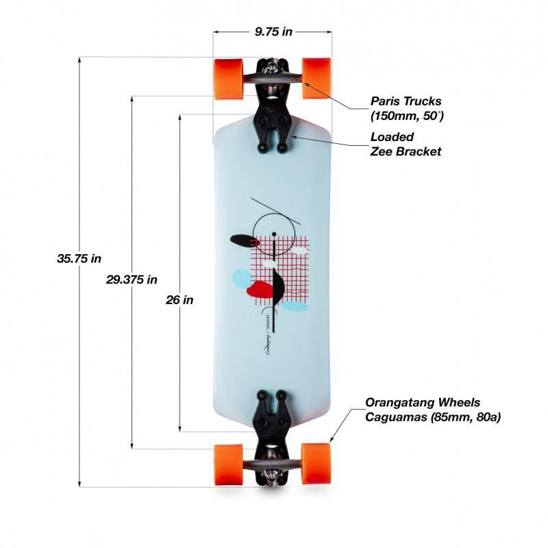 Loaded TANGENT 36" LONGBOARD Komplett