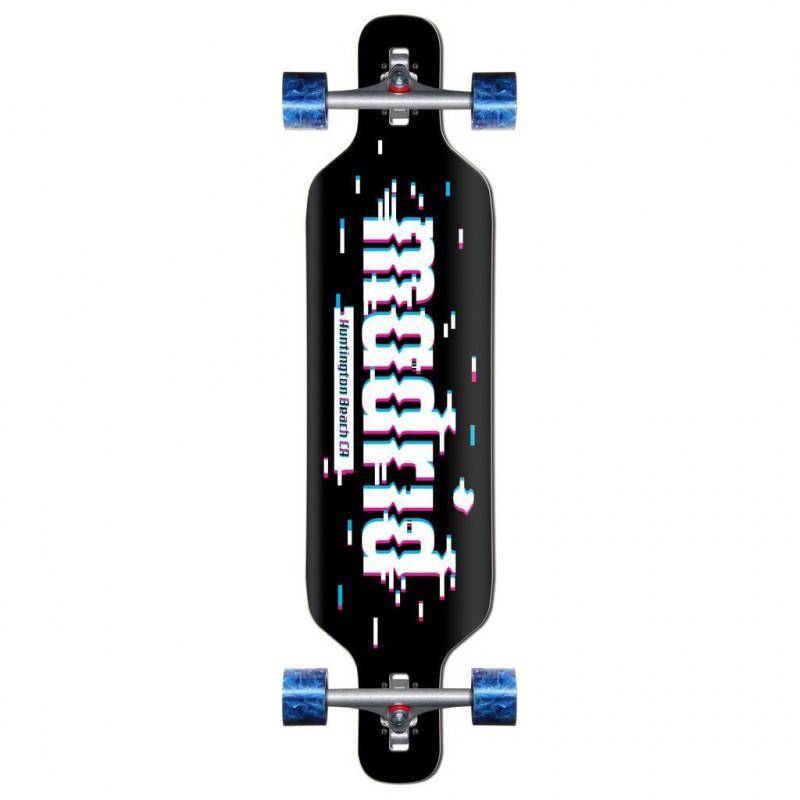 MADRID GLITCH 40" DROP THROUGH LONGBOARD COMPLETE