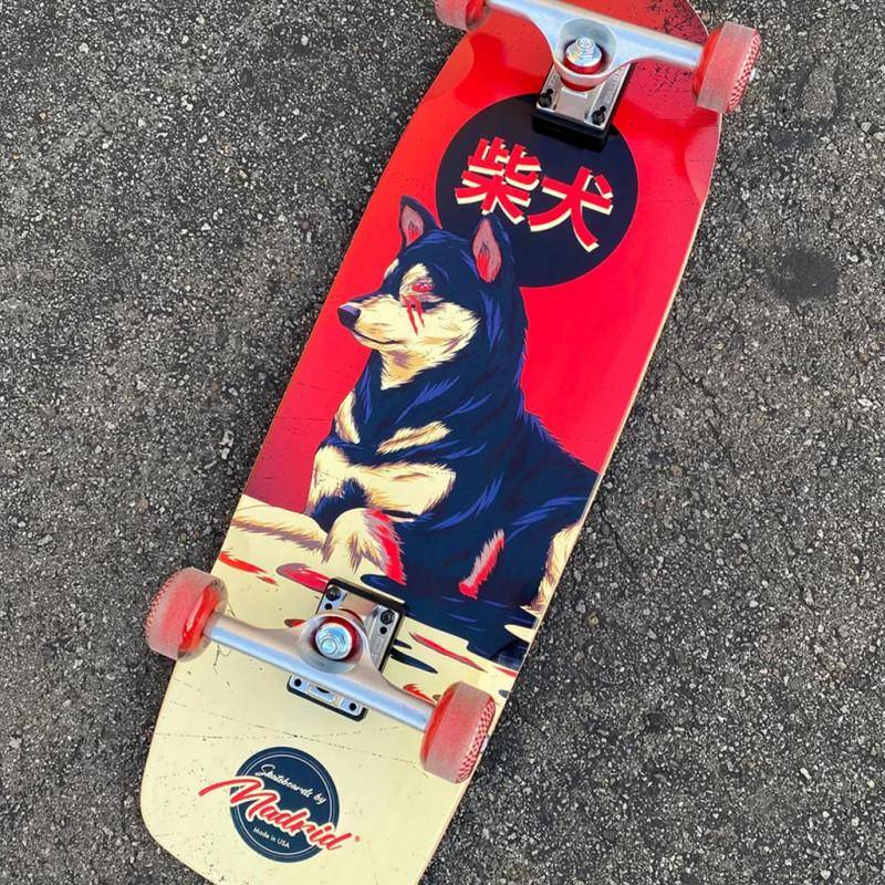 MADRID SHIBA INU 29” - CRUISER SKATEBOARD COMPLETE
