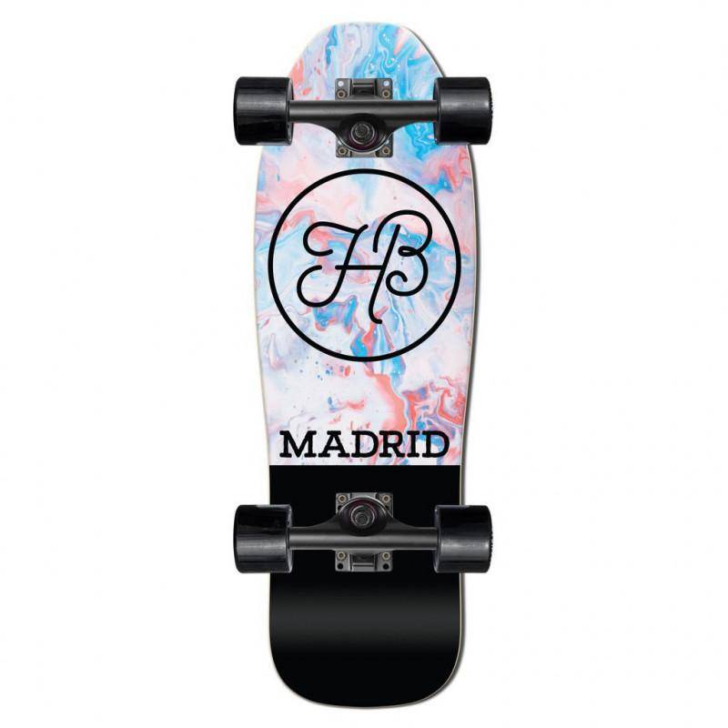 MADRID STUB NOSE FLOW 25" CRUISER LONGBOARD COMPLETE