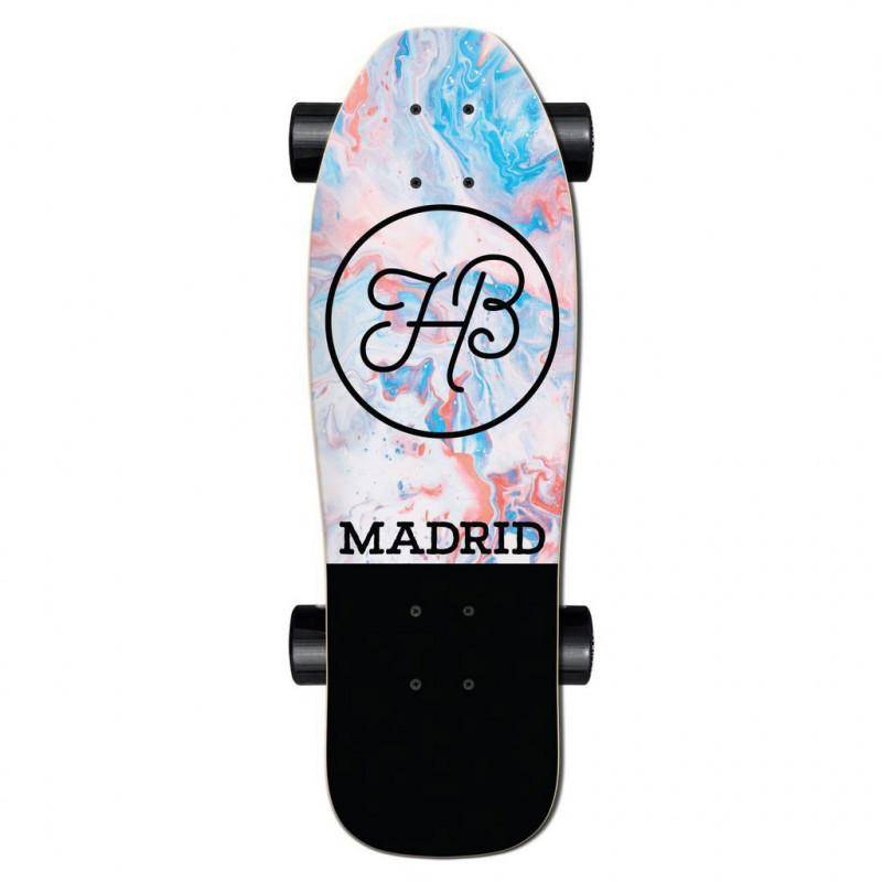 MADRID STUB NOSE FLOW 25" CRUISER LONGBOARD COMPLETE