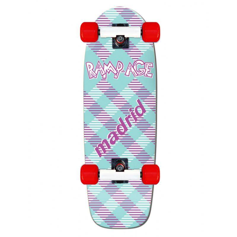MADRID - MAX RAMPAGE OFFICIAL REPLICA 9" - CRUISER SKATEBOARD COMPLETE