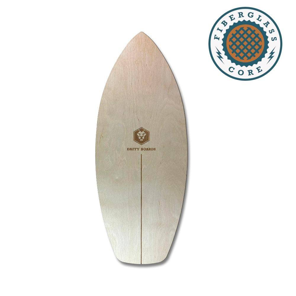Daffy Boards Surf Style Balance Board mit Fiberglas-Kern - Design: Nature