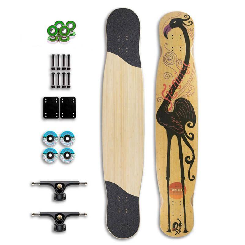 TIMBER FLAMINGO V3 48" LONGBOARD COMPLETE