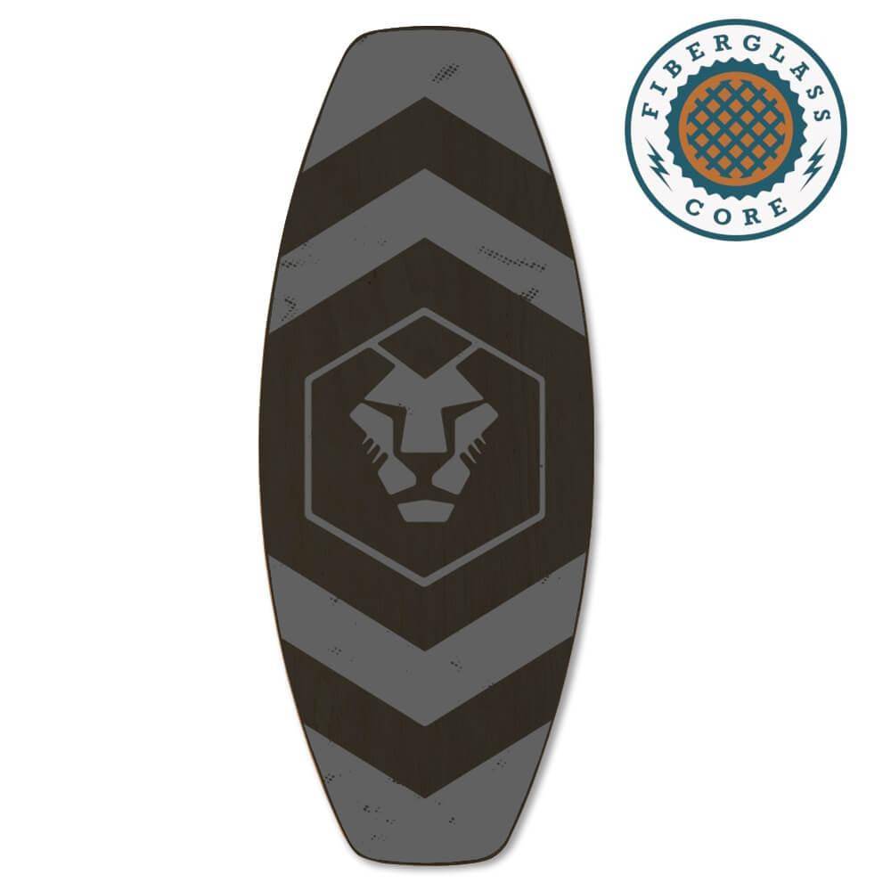 Daffy Boards Trick-Balance Board mit Fiberglas-Kern - Design: Dark Lion