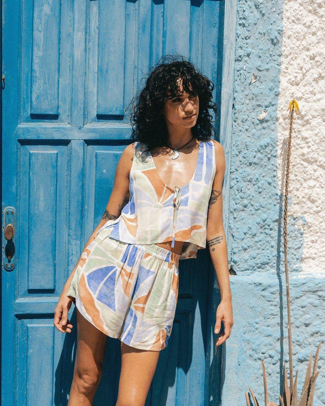 Billabong Mystic Tides - Shorts mit elastischem Bund für Frauen