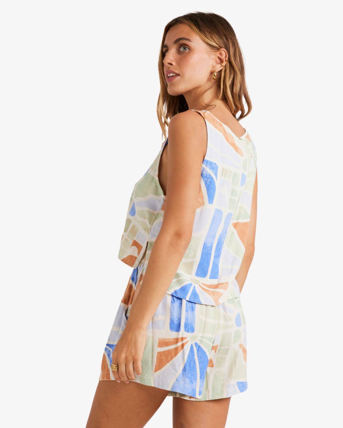 Billabong Mystic Tides Tie - Kurzes Oberteil mit offener Vorderseite für Frauen